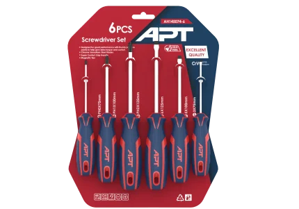 طقم مفكات 2 لون 6 قطع اي بي تي APT AH145077-6