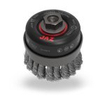فرشاة سلك كوبية مجدولة 100 مم (4 بوصة) صلب M14x27mm 8500RPM (TT1001KM14)