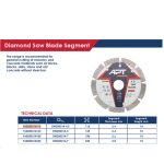 Dry Diamond Cutting Disc for Walls and Concrete 125 mm PRO APT Model - ABT 100 DW200314-5 - Image 2