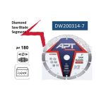 Dry Diamond Cutting Disc for Walls and Concrete 180 mm PRO APT Model DW200314-7 - Image 3