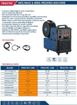 ⁦ماكينة لحام انفرتر 250 أمبير اي بي تي 220 فولت بالمشتملات CO2 موديل – APT PRACTIC-250⁩ - الصورة ⁦2⁩