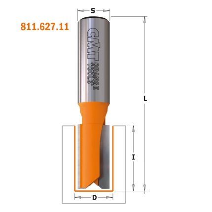 CMT Orange Tools Drill Bit Straight Solid HW S=8 D=8X20X51 (Short Series)