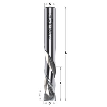 CMT Orange Tools Drill Bit Spiral SC Pieces Top D=6X8-22X60 Z1+1 RH