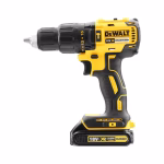 DeWalt Impact Drill 18 V, without Carbon Brushes, Torque 65 N m, 2 Batteries 1.5 A/Hour, Charger, Case (DCD778S2-GB)