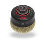 JAZ Crimped Cup Wire Brush 60 mm (2.5 in) Coated Steel M14x20 mm (TO0600EM14)