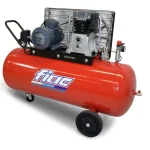 Air Compressor Belt-Driven FIAC Capacity300 L 5.5 HP 3-Phase Flow Rate 598 L/min Made in Italy Model AB300/598T