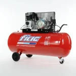 Air Compressor Belt-Driven FIAC Capacity 300 L 4 HP 3-Phase Flow Rate 515 L/min Made in Italy Model AB300/515 TC+T-E1