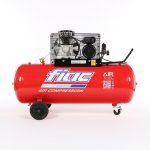 Air Compressor Belt-Driven FIAC Capacity 200 L 2 HP Cast Iron Flow Rate 268 L/min Made in Italy Model AB200/268