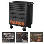 Trolley Number of Service 6 with Set 216-Piece Bahco