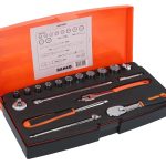 Socket Set Spline 1/4 in 18-Piece Bahco A6718DZ