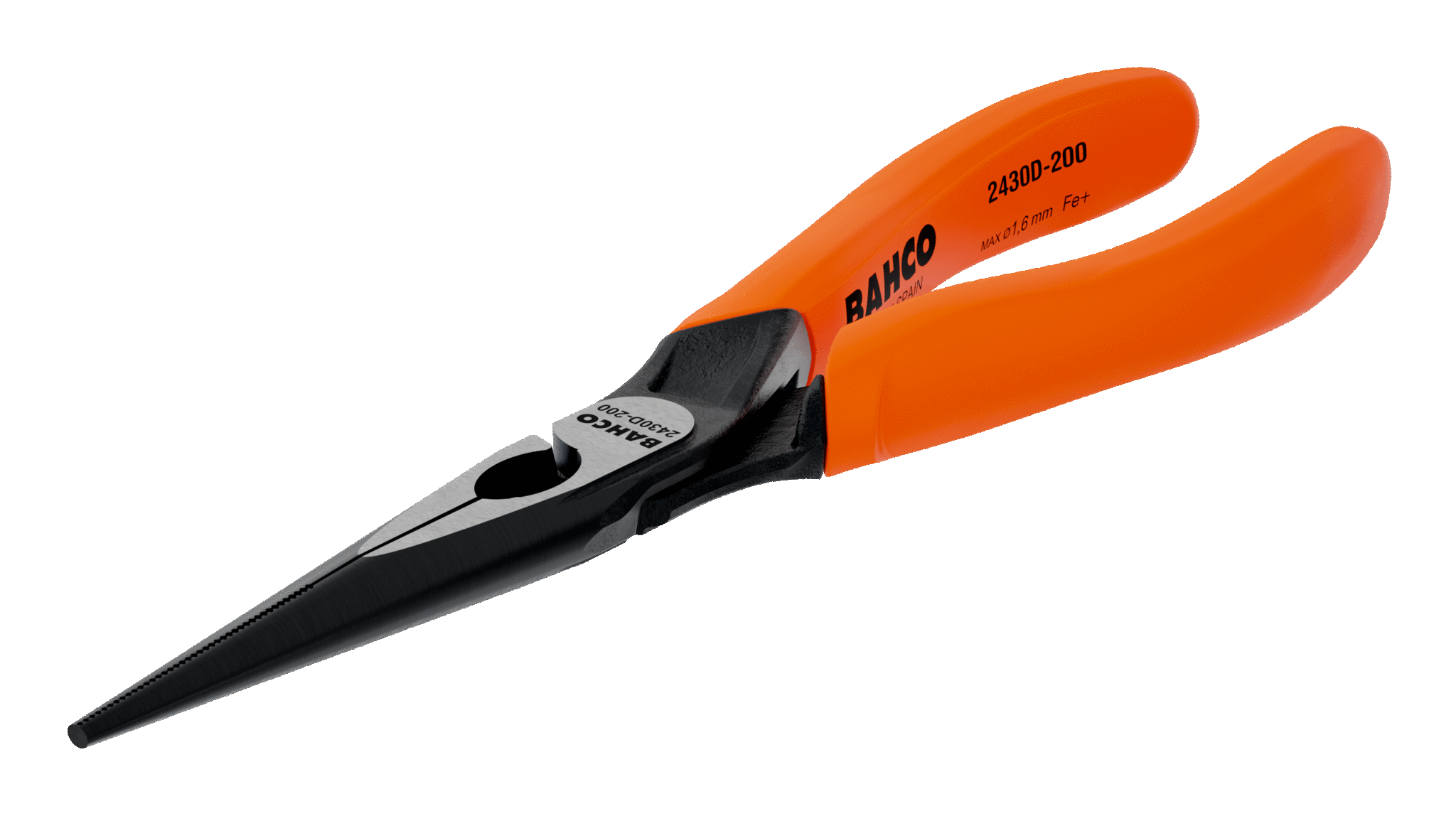 1765787384505_21400000865 Pliers Nose Long (Pliers Nose Long) 160 mm Bahco 2430D-200 - Image 1