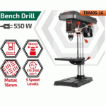 Bench Drill Press 16 mm 550 W Single-Phase Model DWT TBM05-16 - Image 2