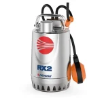 Pedrollo Pump Stainless Steel Submersible for Dewatering and Drying, Model RXm 1 (0.33 HP / 220 V)