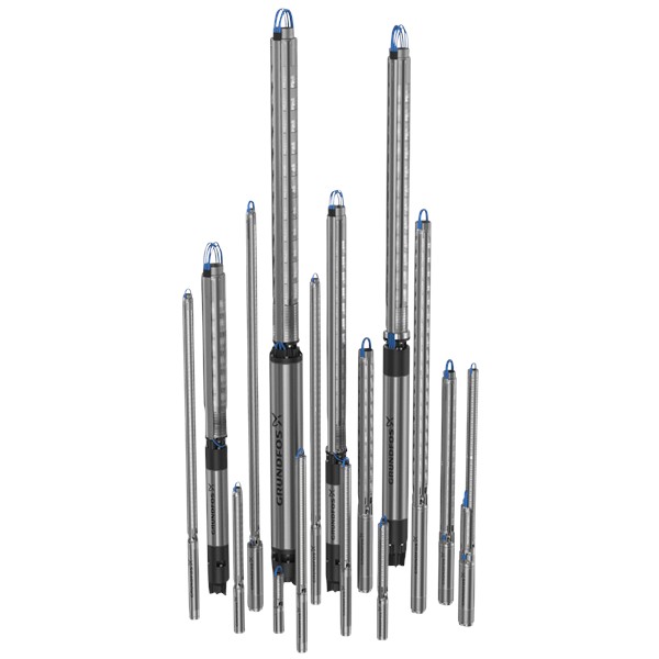 product مضخة جراندفوس الغاطسة بالكامل من الستانلس ستيل 316، موديل SP 30-6N (7.5 حصان / 380 فولت) - الصورة 1