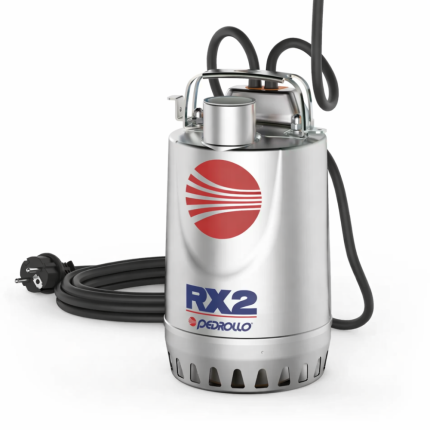 Pedrollo Pump Stainless Steel Submersible for Dewatering and Drying, Model RX 3 (0.75 HP / 380 V)
