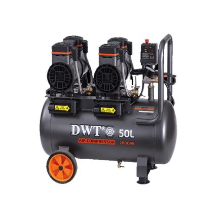 كمبروسر دي دبليو تي 50 لتر 2600 وات بدون زيت ملفات نحاس DWT K26-50 OA-CU