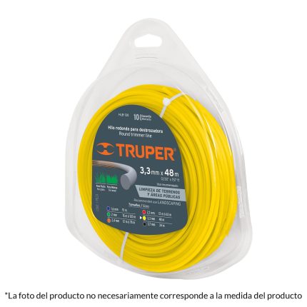 TRUPER 17608 Round Trimmer Line 0.080 in x 131 yd