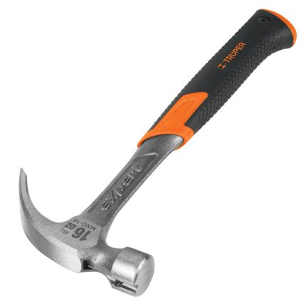TRUPER 17856 Curved Claw Hammer with Neoprene Handle 16 oz