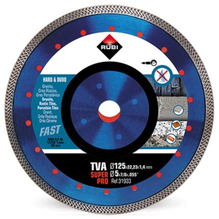 صينية روبي الماظ بورسلين H.M قطع اطوال سريعة 5 بوصه RUBI TVA 125 S-PRO